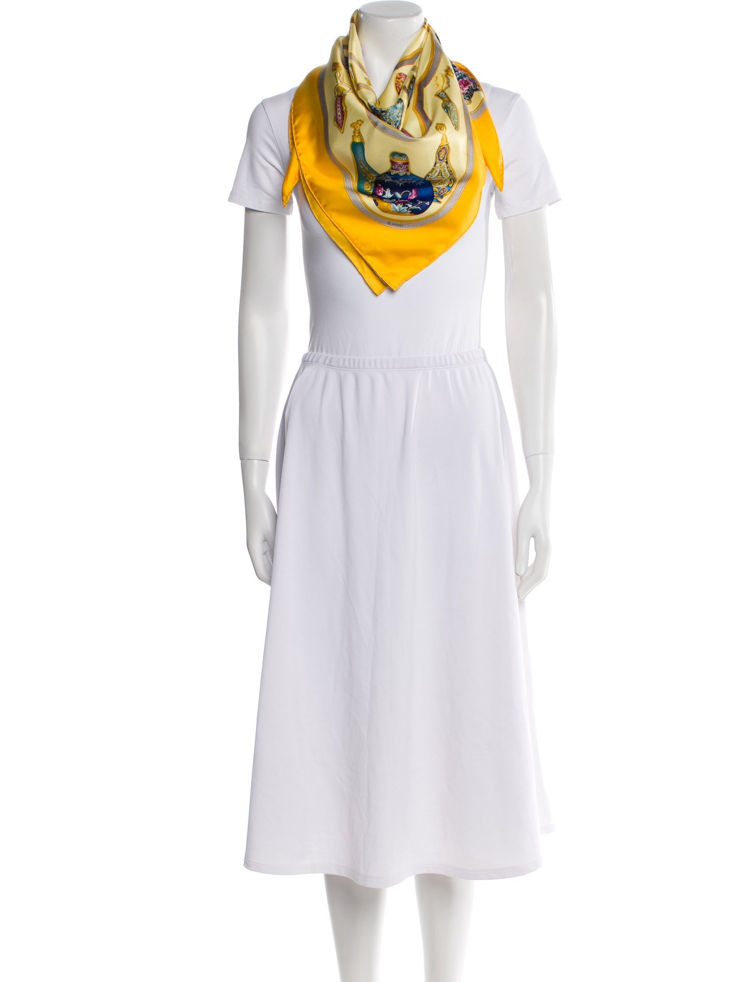 Hermès Qu'importe Le Flacon Silk Scarf